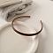 PU Hair Bands, Solid Simple Hair Accessories for Women, Coconut Brown, 140x125x10mm