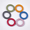 Opaque Acrylic Linking Rings, Mixed Color, 22x3mm, Inner Diameter: 14mm