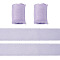 Polyester Ribbon, Organza Ribbon, Clothes Accessories, Lilac, 1-5/8 inch(40mm), about 5.47 Yards(5m)/Roll