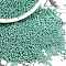 TOHO 11/0 Demi Round Beads, Japanese Seed Beads, (PF561) PermaFinish Teal Aqua Metallic, 2.2x0.9mm, Hole: 0.8mm, about 78000pcs/pound(450g)