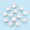 Sew on Rhinestone Montee Beads, with Brass Prong Settings, Garments Accessories, Flat Round, Crystal, 4.2~4.9x3.8mm, Hole: 0.8mm, about 1440pcs/bag