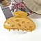 Cellulose Acetate Claw Hair Clips, Cookies, Goldenrod, 90x45mm