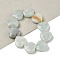 Natural Flower Amazonite Beads Strands, Faceted, Heart, 14.5~15x15~15.5x5.5~6mm, Hole: 1mm, about 10pcs/strand, 5.51~5.71''(14~14.5cm)