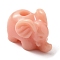 Synthetic Coral Beads, Elephant, Light Salmon, 14.5x10.5x8.5mm, Hole: 1.6mm