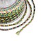 11M Braided Nylon Chinese Knot Cord, Nylon Jewelry Cord for Jewelry Making, Teal, 2mm, about 12.03 Yards(11m)/Roll