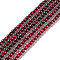 Natural Garnet Beads Strands, Round, 3mm, Hole: 0.6mm, about 138pcs/strand, 15.55 inch(39.5cm)