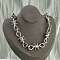 304 Stainless Steel Barb Wire Link Chain Necklaces for Women Men, Stainless Steel Color, 16.02 inch(40.7cm)