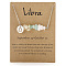 667 Stainless Steel with Natural Yellow Quartz & Natural Green Aventurine & Natural Quartz Crystal Chip Pendant Necklaces, Stainless Steel Color, Flat Round with 12 Constellations Pattern, Libra, 19.29~20.08 inch(49~51cm)