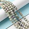 Natural Peace Jade Beads Strands, Round, 6mm, Hole: 1mm, about 66pcs/strand, 14.69''(37.3cm)