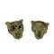 Tibetan Style Alloy Beads, Leopard, Cadmium Free & Lead Free, Antique Bronze, 10x9x7mm, Hole: 1.5mm, about 540pcs/1000g
