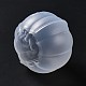 DIYハロウィンパンプキンジャック-o'-ランタンキャンドルシリコーン型  香りのよいキャンドル作りに  ホワイト  5.3x7.8x7.5cm  内径：4.7のCM DIY-F110-03-5