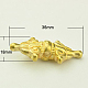 Brass Buddhist Beads KK-K059-G-1