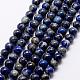 Chapelets de perles en lapis-lazuli naturel G-A163-07-12mm-1