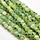 Faceted Millefiori Glass Round Beads Strands LK-P005-05-1