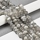 Brins de perles de pierre de lune grise naturelle G-G053-C10-01-2