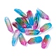 Galvanisieren natürliche Quarzkristallperlen KK-F757-G08-2