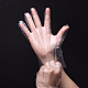 使い捨て手袋  ポリエチレン手袋  透明  26.5x25.5cm  500個/箱 AJEW-E034-86-2