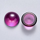 Transparent Spray Painted Glass Cabochons GLAA-S190-013B-E03-2