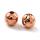 Round Rack Plating & Long-Lasting Plated Brass Beads KK-P030-04RG-NF-3