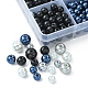 460pcs 12 perlas de vidrio de estilo HY-FS0001-07-3