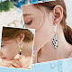 Sunnyclue 20pcs 2 couleurs de boucles d'oreilles à clip en plastique STAS-SC0004-91-5