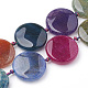 Chapelets de perles en agate craquelée naturelle teintée G-T105-05B-1