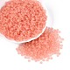 Прозрачные матовые цветные стеклянные бусины SEED-T007-12K-3