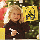GLOBLELAND Christmas Tree Set Embossing Template Mould Cute Boy Girl Carbon Steel Die Cuts Puppy Snowflake Die Cut for Scrapbooking Card DIY Craft Decoration DIY-WH0309-420-4