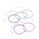 Bracelets perlés tressés avec fil de nylon réglable BJEW-JB04376-1