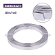 BENECREAT 5m (16.5FT) 10mm Wide Flat Jewelry Craft Wire 18 Gauge Aluminum Wire for Bezel AW-BC0003-04C-F-3