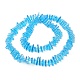 Placcare trasparente perle di vetro fili EGLA-R114-01G-2