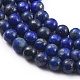 Chapelets de perles en lapis-lazuli naturel X-G-F662-04-3mm-3