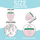 Pendentifs en acrylique transparent &nbsp;OACR-FS0001-33B-4