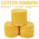 Rustikales Baumwollband mit ausgefransten Kanten OCOR-WH0071-029F-2