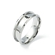 201 кольцо из нержавеющей стали с рифлением для пальцев STAS-TAC0001-10F-P-1