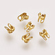 Brass Bead Tips Knot Covers KK-A056-C-2