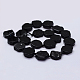 Natürliche schwarze Turmalin Perlen Stränge G-F566-56-2