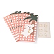 Rettangolo con sacchetti di caramelle di carta a forma di orso CARB-G007-03F-2