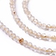 Natürlichen Rutilquarz Perlen Stränge G-G991-A01-3