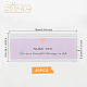 BENECREAT 40pcs 4.2x10x0.3cm Label Paper Inserts AJEW-WH0252-62-2