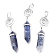 Natural Sodalite Pointed Big Pendants G-D0021-01P-12-2