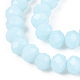 Chapelets de perles en verre opaque de couleur unie EGLA-A034-P2mm-D06-3