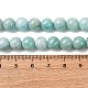 Природных амазонит бисер нитей G-K068-03-8mmA-3