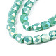 Electroplate Glass Beads Strands EGLA-N002-13-A07-3