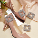 Alliage avec des décorations de chaussures en strass FIND-WH0126-172P-4