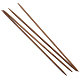 竹の先のとがった編み針（dpns）  ペルー  250x4mm  4個/袋 TOOL-R047-4.0mm-03-1