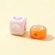 511Pcs 10 Style Transparent & Opaque Mixed Color Acrylic Beads MACR-FS0001-34-5