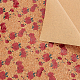 OLYCRAFT 55x20 Inch Rose Flower Imitation Leather Sheets Retro PU Imitation Leather Fabric Vintage Floral Imitation Leather Cloth for Purses Handbags Book Cover Earrings Jewelry Making DIY Craft DIY-WH0043-95A-4