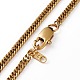 Unisex 304 set di gioielli per collane e bracciali a catena barbazzale in acciaio inossidabile SJEW-JS01171-4