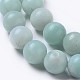 Brins ronds de perles amazonite naturel X-G-I183-02-8mm-3